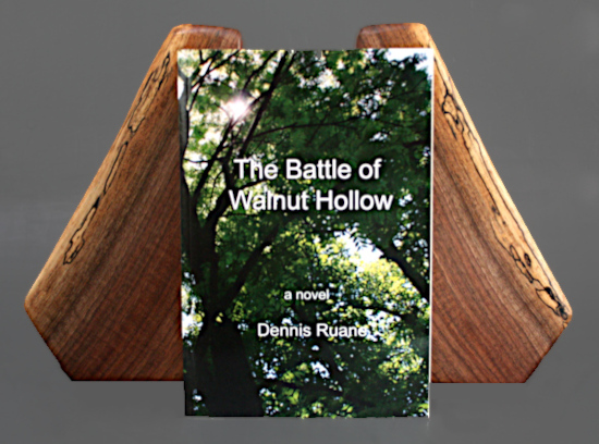 The Battle of Walnut Hollow, a novel about war. By Dennis Ruane.