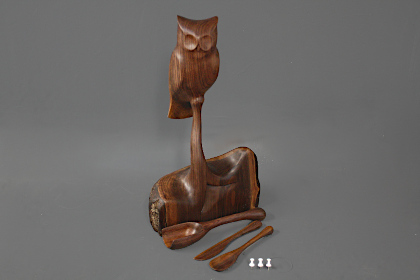 Three finished pieces from the white section.